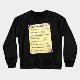 Glitch List Crewneck Sweatshirt